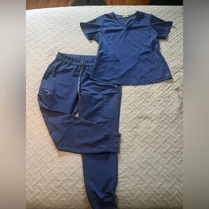 Healing Hands Navy Scrubs